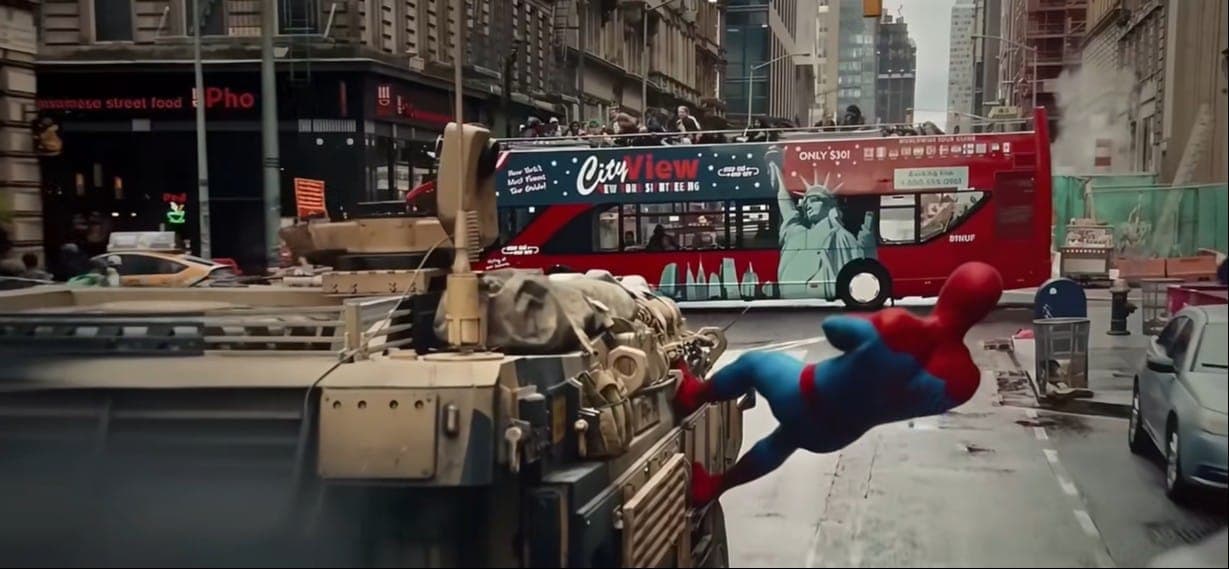 Кадр из фильма "Человек-паук: Новый день", 2026, Columbia Pictures, Marvel Studios, Pascal Pictures