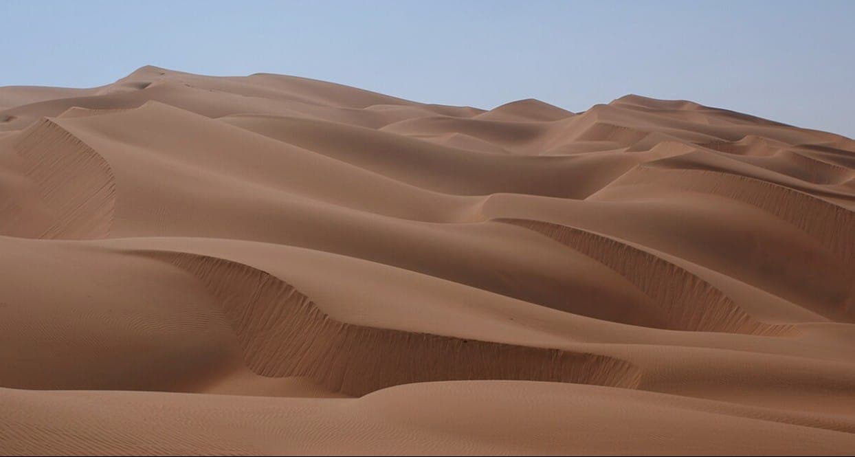 Руб-эль-Хали. Место съемки бескрайних песчаных дюн Арракиса. Фото: Nepenthes