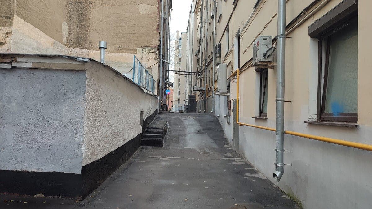 Печатников переулок, 11, с 6 - двор, откуда угнали "бумер". Фото: Яндекс Карты
