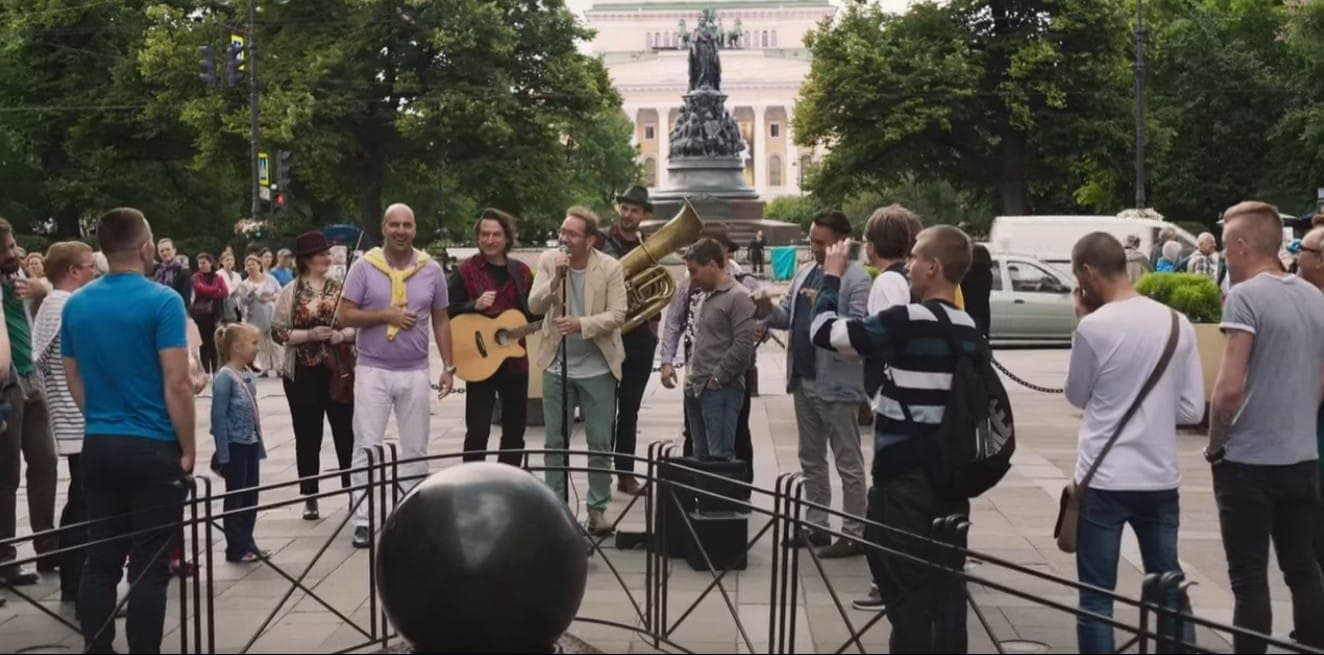 Кадр из фильма "О чем говорят мужчины", 2010, "Стрела"
