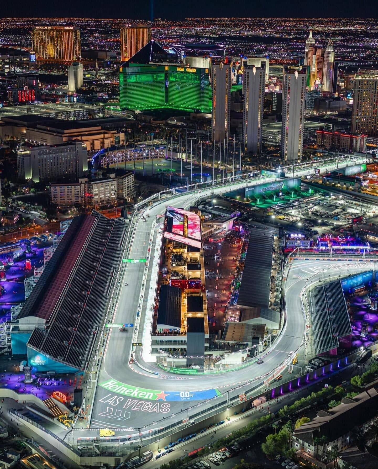 Трасса F1 в Лас-Вегасе. Фото: Google maps