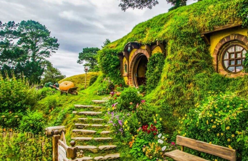 Дом Бильбо в Хоббитоне - деревне хоббитов из «Властелина Колец»