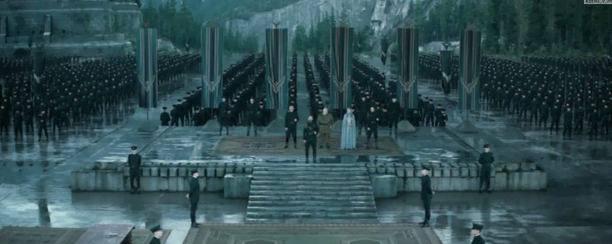 Разумеется, с CGI-дорисовкой. Но все равно, впечатляюще. Кадр из фильма "Дюна", Legendary Pictures, 2021