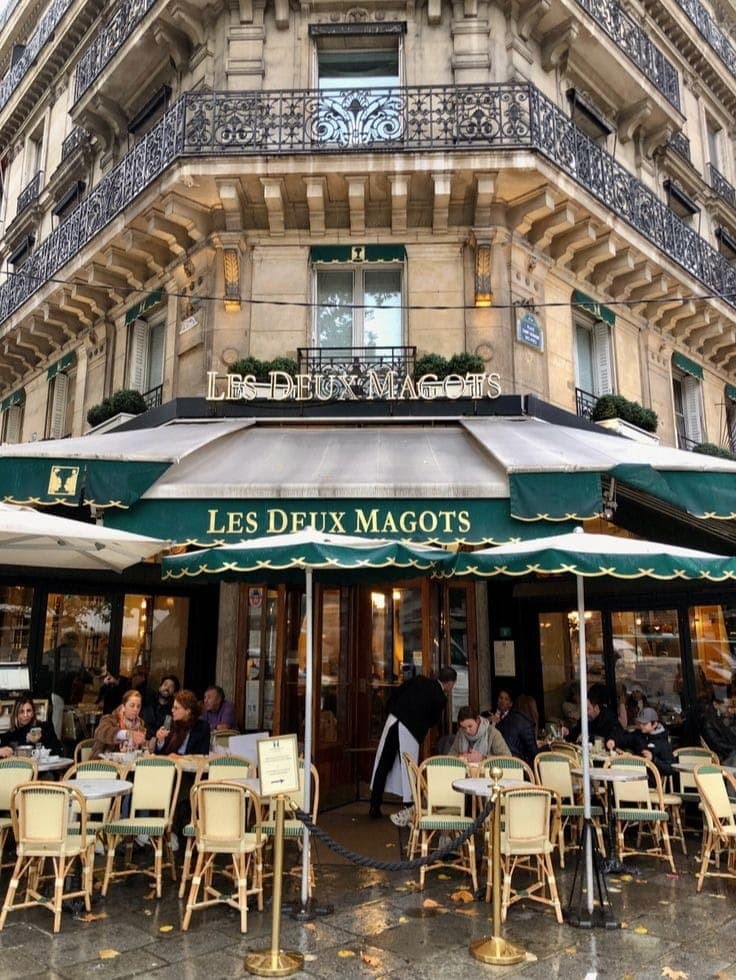 Кафе "Les Deux Magots" в Париже. Фото: Kattie