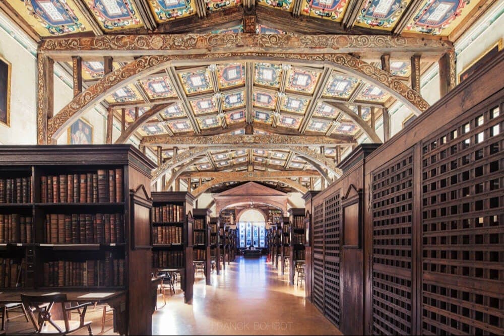 Внутри Бодлианской бибилиотеки. Фото: Franck Bohbot