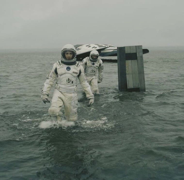 Астронавты на Миллере. Кадр из фильма «Интерстеллар». Legendary Pictures, Syncopy, Lynda Obst Productions, 2014Legendary Pictures, Syncopy, Lynda Obst Productions, 2014