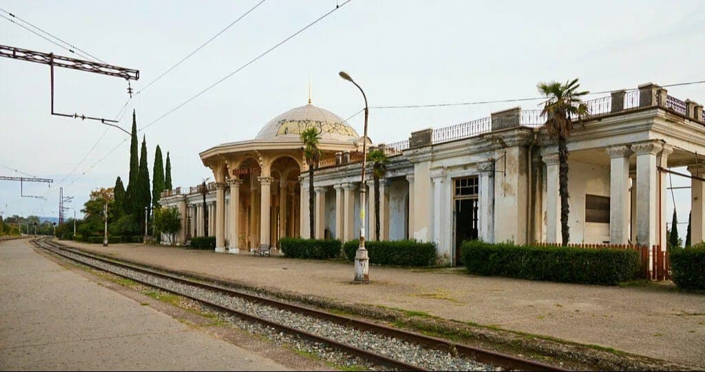 Та самая железнодородная станция. Фото: Яндекс. Карты