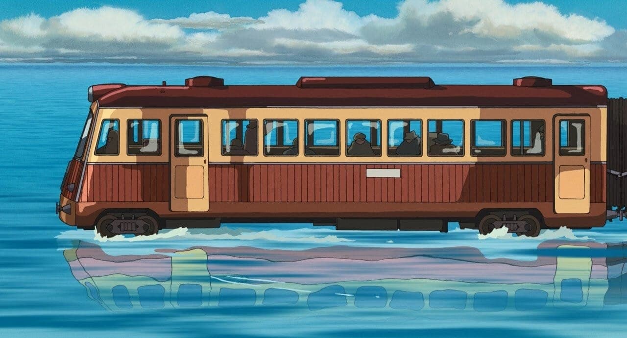 Кадр из аниме "Унесенные призраками", 2001, Studio Ghibli, Хаяо Миядзаки