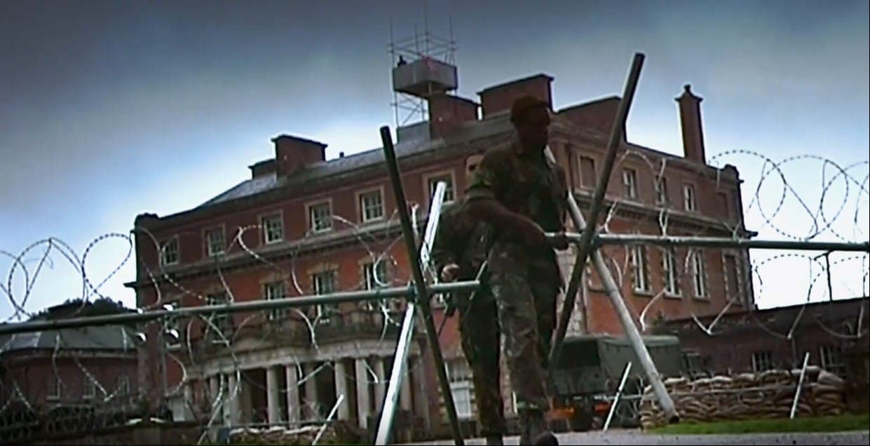 Кадр из фильма "28 дней спустя", 2002, DNA Films, UK Film Council