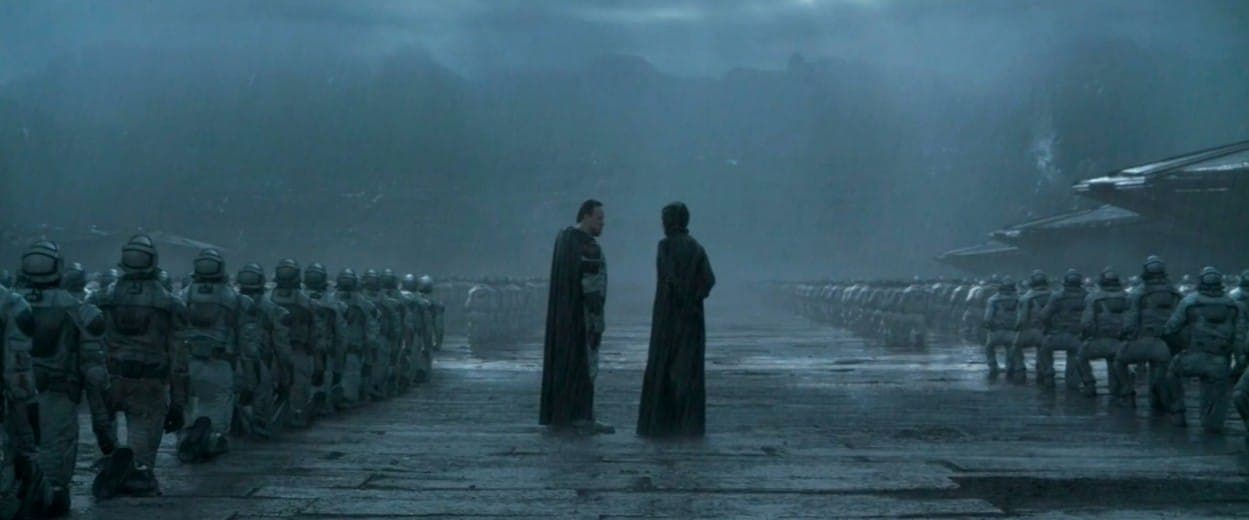 Планета-казарма сардукаров тоже снималась на Origo. Кадр из фильма "Дюна", Legendary Pictures, 2021