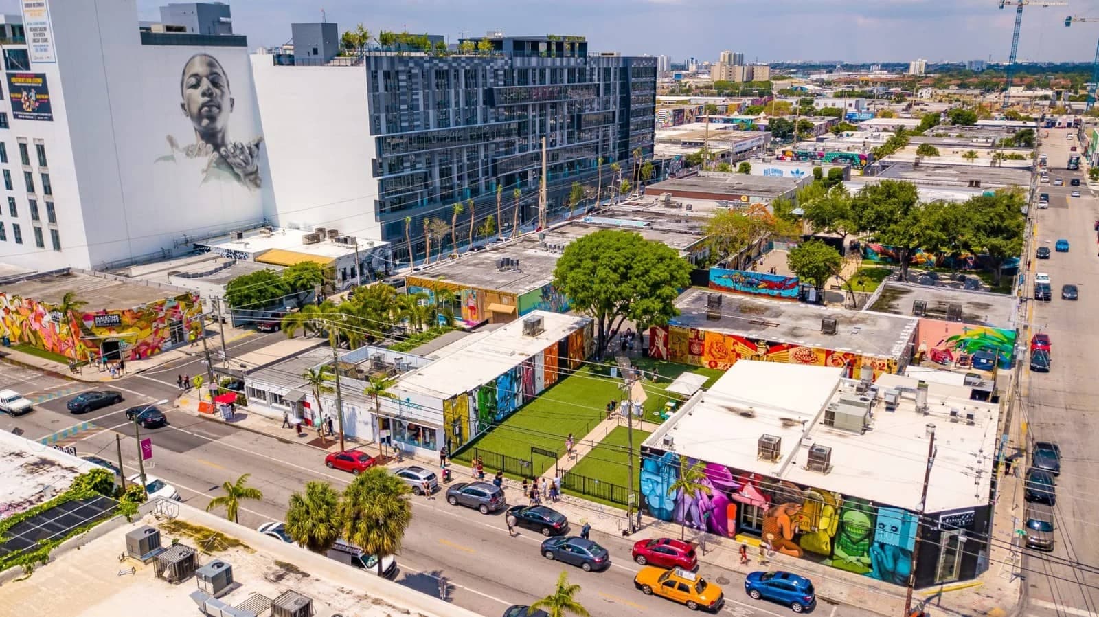 Район Wynwood с высоты. Фото: airbnb.ru