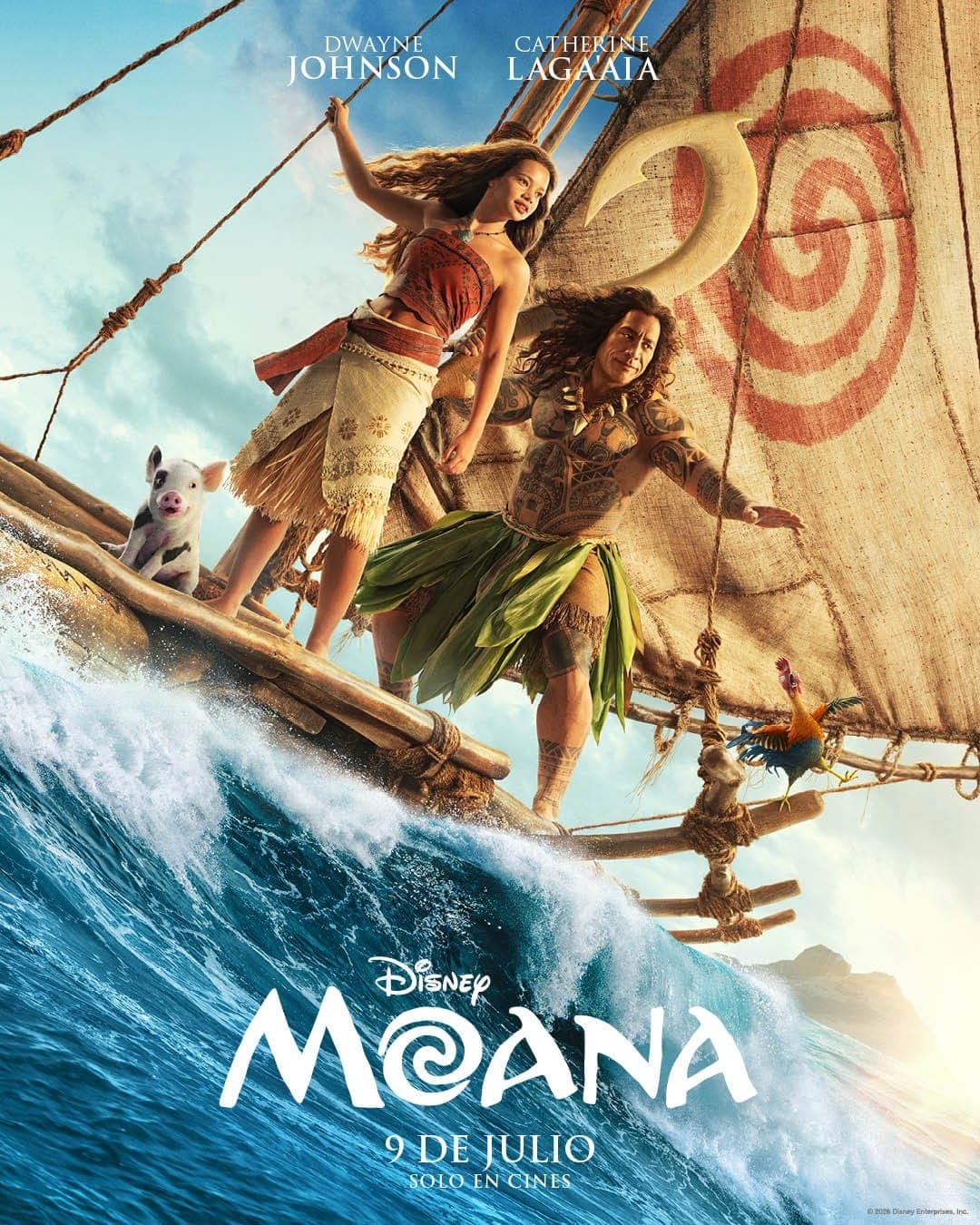 Постер к фильму "Моана". 2026, Walt Disney Pictures Seven Bucks Productions