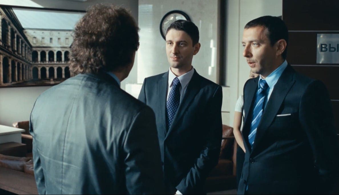 Кадр из фильма "О чем говорят мужчины", 2010, "Стрела"