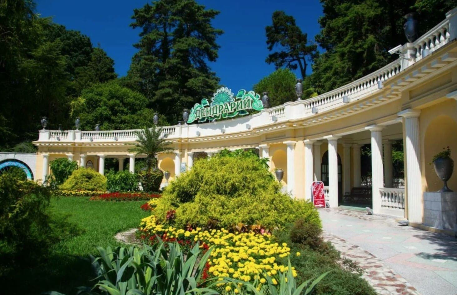 Главный вход в парк "Дендрарий" в Сочи. Фото: shine-hotel.ru
