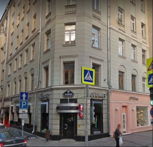 Малая Бронная улица, 20А сегодня. Фото: moscowmap.ru