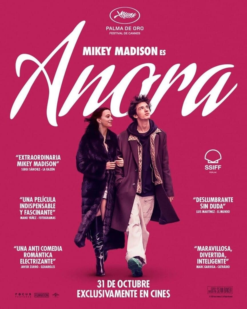 Постер к фильму "Анора", 2024, FilmNation, Entertainment CreFilm