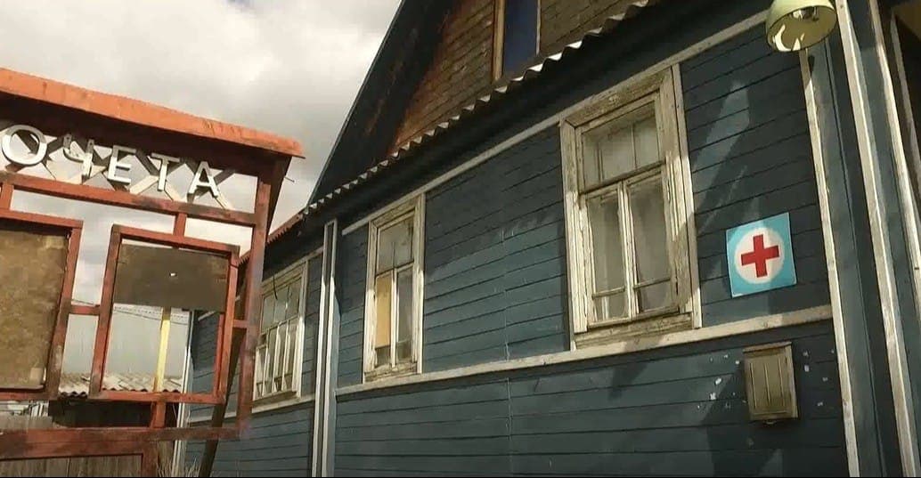 Пристрой к медпункту в селе Бабье, созданный руками кинобригады фильма «Русский крест»