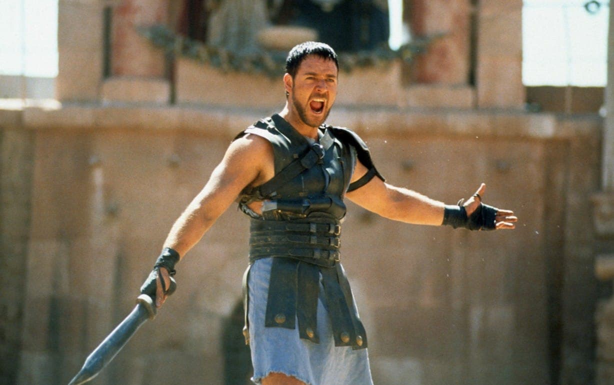 "Гладиатор" - звездный час Рассела Кроу. Кадр из фильма "Гладиатор". Scott Free Productions, Red Wagon Entertainment, 2000