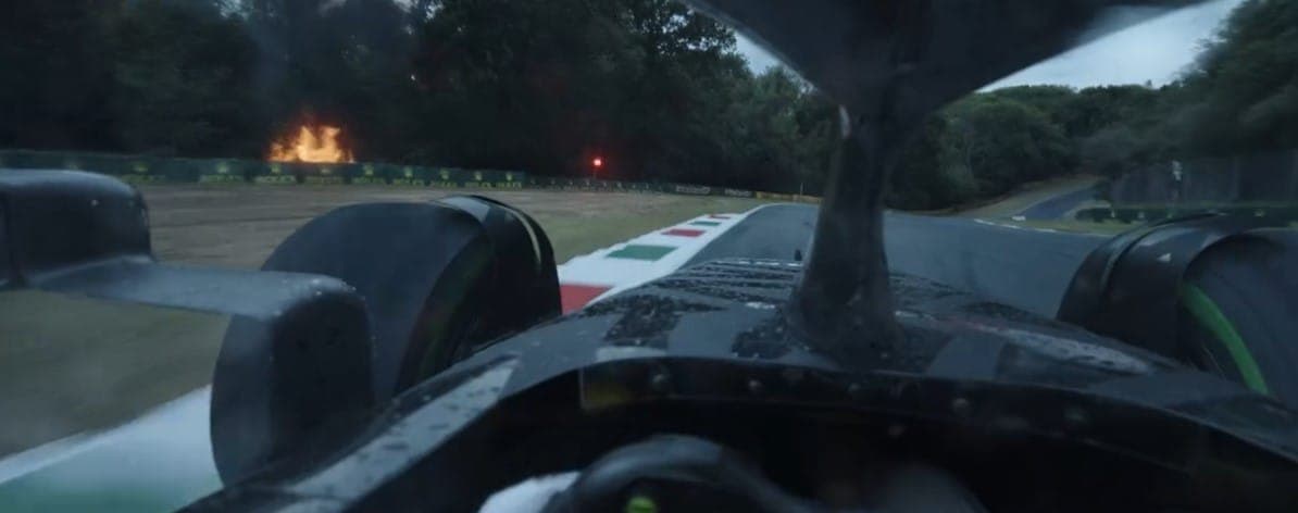 Кадр из фильма "F1", 2025, Apple Studios Jerry Bruckheimer Films
