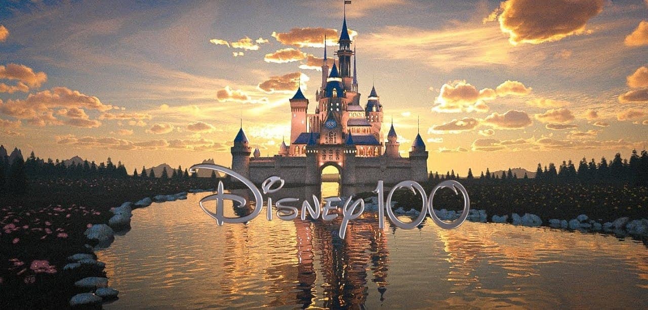 Заставка к столетию Disney ("The Little Mermaid", 2023, Walt Disney Pictures Lucamar Productions Marc Platt Productions)