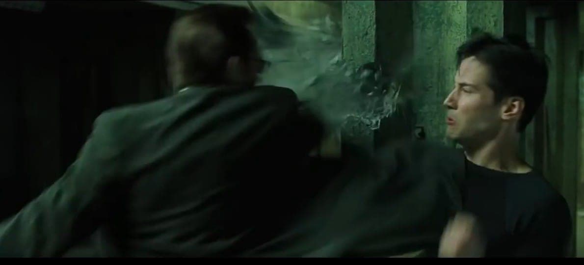 Бетон - как настоящий. Кадр из фильма "Матрица". Warner Bros, 1999