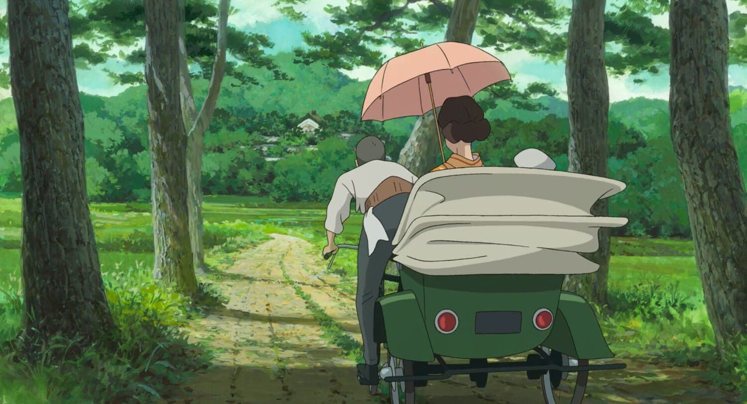 Кадр из аниме  "Мальчик и птица", 2023, Studio Ghibli